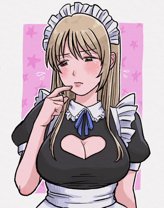 末吉さん(  )からメイドみずほさんのファンアート頂きました!ありがとうございます!かわいいのう... 