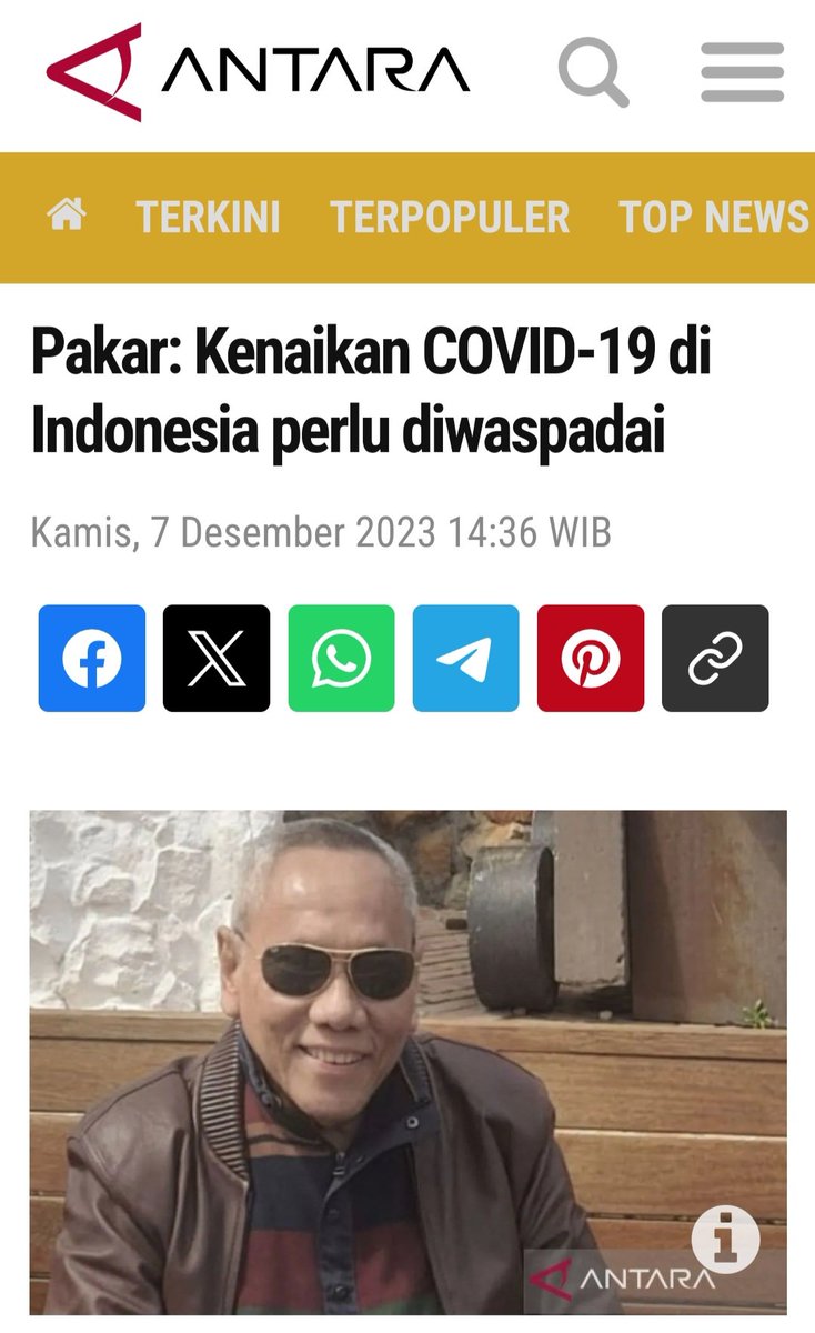 Tjandra Yoga Aditama (@tjandraaditama_) on Twitter photo Sehubungan kenaikan kasus COVID-19 di Singapura dalam data seminggu, lalu dilaporkan juga di Malaysia dan kini juga dinegara kita, maka perlu diketahui secara global angka COVID-19 dunia keseluruhan justru sedang ada sedikit penurunan, sesuai WHO
<a href="/blogdokter/">dokterMade</a>
<a href="/dokterparu/">一三一两 𝕏 🫁 🎮</a>
<a href="/yarsi_u/">Yarsi University</a> Sehubungan kenaikan kasus COVID-19 di Singapura dalam data seminggu, lalu dilaporkan juga di Malaysia dan kini juga dinegara kita, maka perlu diketahui secara global angka COVID-19 dunia keseluruhan justru sedang ada sedikit penurunan, sesuai WHO
<a href="/blogdokter/">dokterMade</a>
<a href="/dokterparu/">一三一两 𝕏 🫁 🎮</a>
<a href="/yarsi_u/">Yarsi University</a>