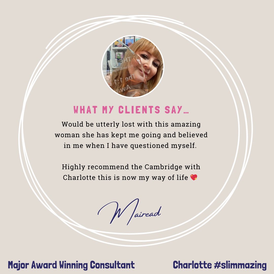 SlimmazingCWP's tweet photo. So grateful for my lovely clients! Absolutely love my job 💖💖💖💖

𝙲𝚑𝚊𝚛𝚕𝚘𝚝𝚝𝚎 𝙳𝚘𝚍𝚍 - 𝟶𝟽𝟹𝟺𝟶 𝟼𝟼 𝟺𝟹𝟸𝟷   🏆 𝚃𝚑𝚎 𝟷:𝟷 𝙳𝚒𝚎𝚝 𝙰𝚠𝚊𝚛𝚍 𝚆𝙸𝙽𝙽𝙴𝚁 🏆   #one2onediet  #Slimmazing #cambridgeweightplan #cwp https://t.co/S5CxLi3hu3