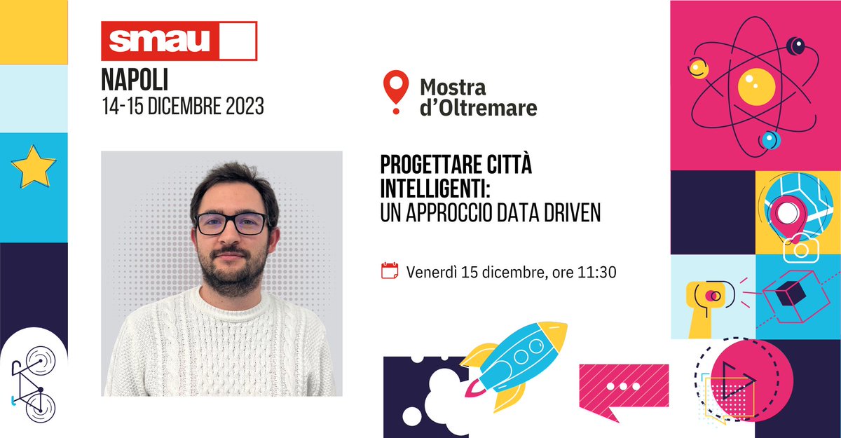 AgileLARUS's tweet photo. #SAVETHEDATE
Venerdì 15 Dicembre, ore 11:30

Porteremo a #SMAU Napoli 2023 un intervento dal titolo "Progettare città intelligenti: un approccio Data Driven".

Scopri tutti i dettagli e iscriviti 👉
https://t.co/CO2xmmIUXp

#SmartCity #GraphThinking #DataDriven #DesignThinking https://t.co/Ip4M3J0DEe