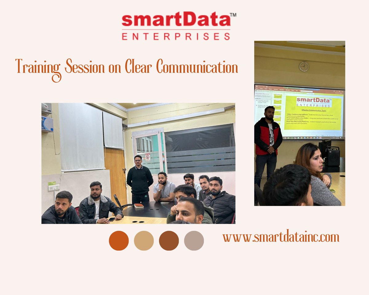 Communication isn't just about talking, it's about connecting. In today's Soft Skills #Training session #smarTians explored the nuances of effective communication. From verbal to non-verbal cues, they've got their toolkit for #success. #LeverageKnowledge