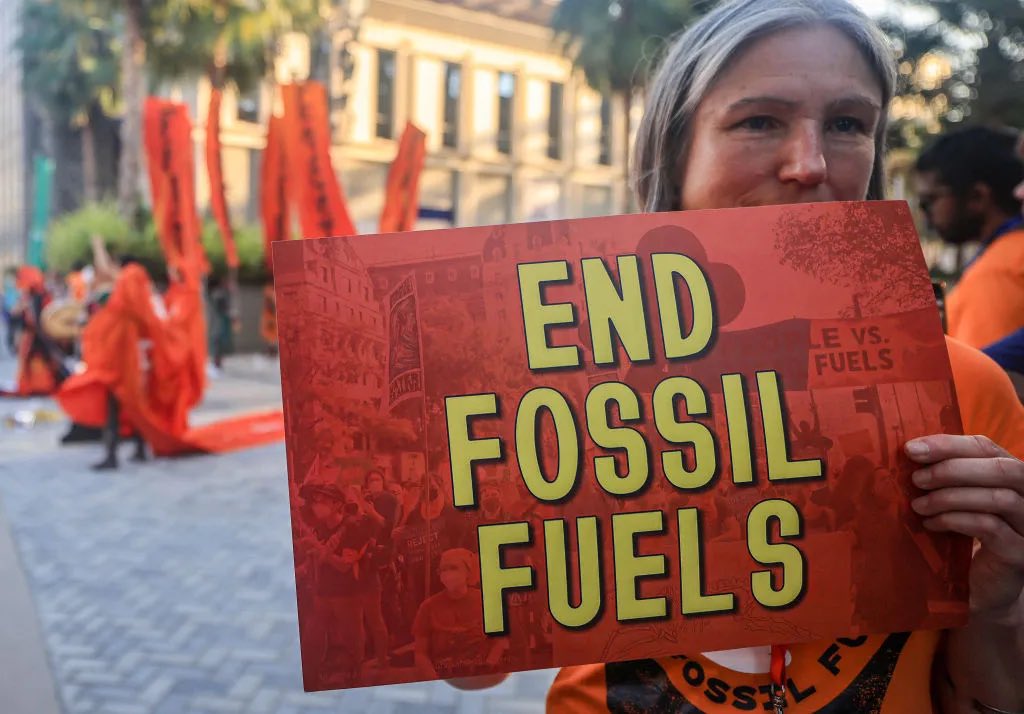 AniDasguptaWRI's tweet photo. The fossil fuel industry has spread a set of myths designed to scare our political leaders — and it’s working. 

At #COP28, we must call their bluff and strike a deal to rapidly shift away from fossil fuels.

See my full take in @TIME: https://t.co/7OsStYF1fS https://t.co/lZZM3sjTR9