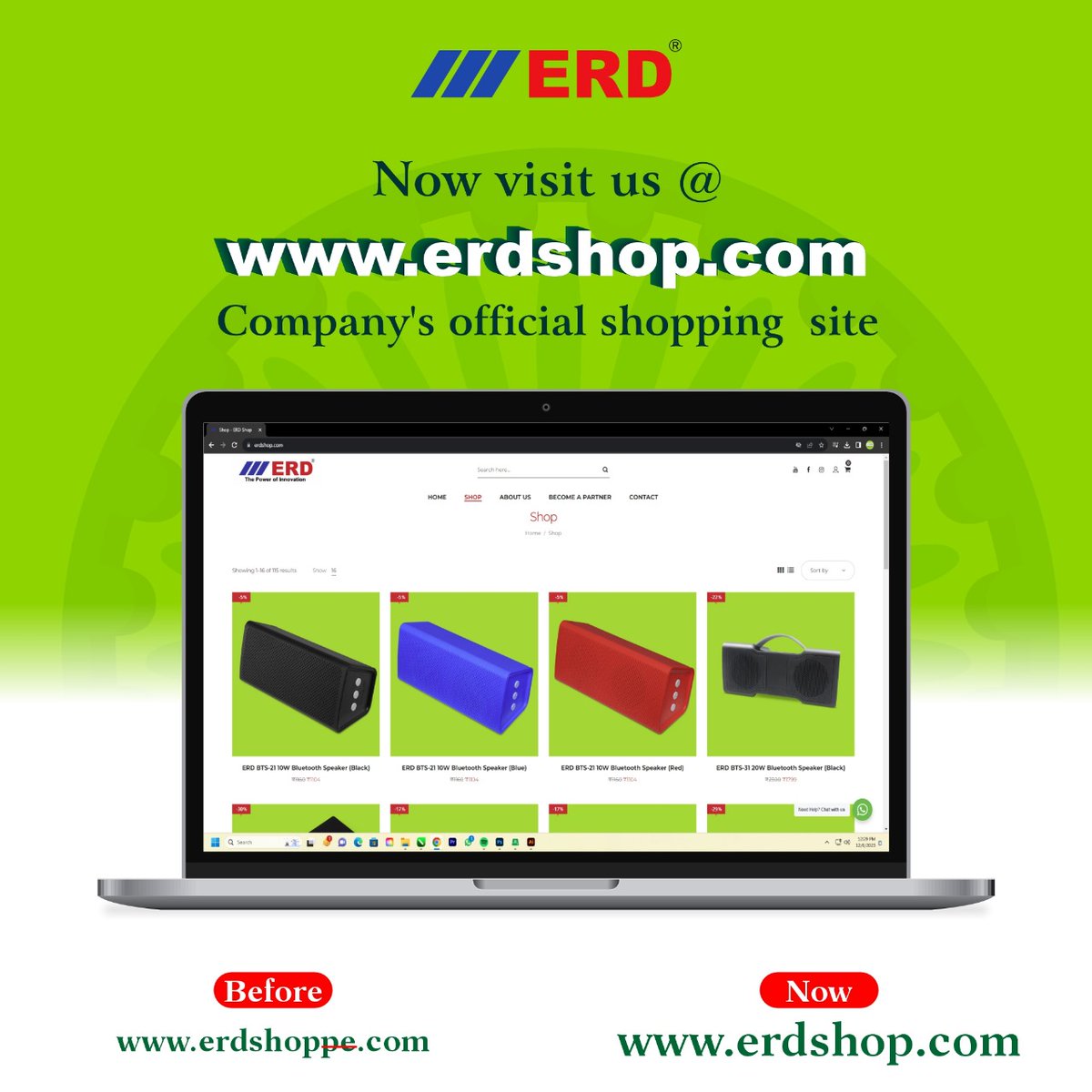 erdtechnologies's tweet image. Unveiling the gateway to innovation! Welcome to ERD Technologies&apos; new online hub, 𝐰𝐰𝐰.𝐞𝐫𝐝𝐬𝐡𝐨𝐩.𝐜𝐨𝐦 Discover the universe of ERD Technologies&apos; mobile accessories - where innovation meets every.
#ERDMobileEssentials #TechForEveryday #ERDTechnologies #ERD #TechInnovation
