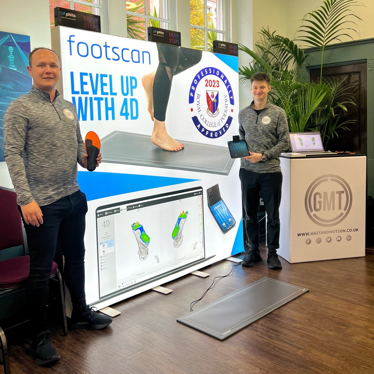 gaitandmotionuk's tweet photo. Today the team are in London for the Podiatric Sports Medicine Conference presenting our ‘Professionally Approved’ Footscan technology and latest developments in 3D scanning and 3D printed orthoses 🦶🏽 #Podiatry #4DScanning #TheFuture #Phits
@RoyColPod x @basem_uk https://t.co/Rk5Y647Sv8