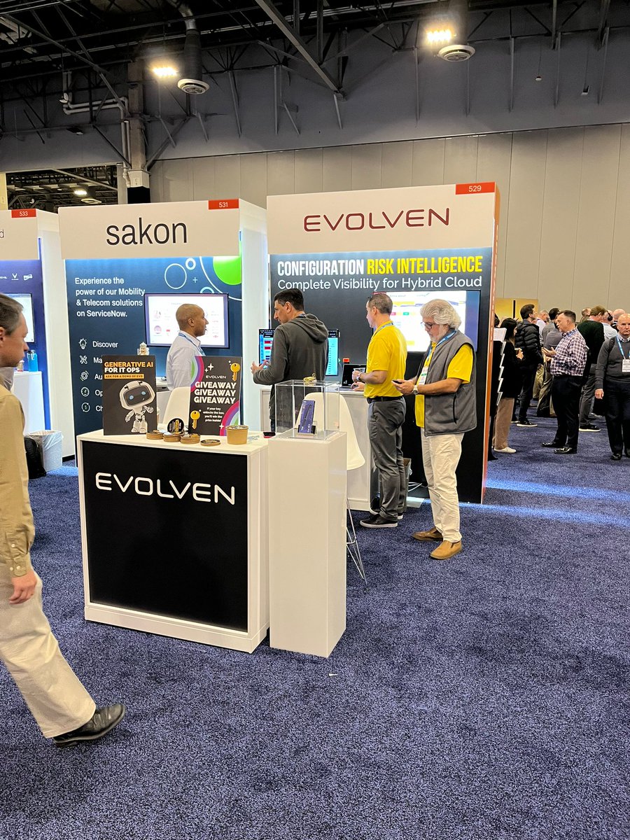 Booth #529 is the place to be at @Gartner_inc IOCS, if you want a preview of how #AIOps can keep your #configuration clean (and your business free of #downtime costs) 😉 Stop by! #DevOps #DevSecOps #CloudOps #ITOps #AI