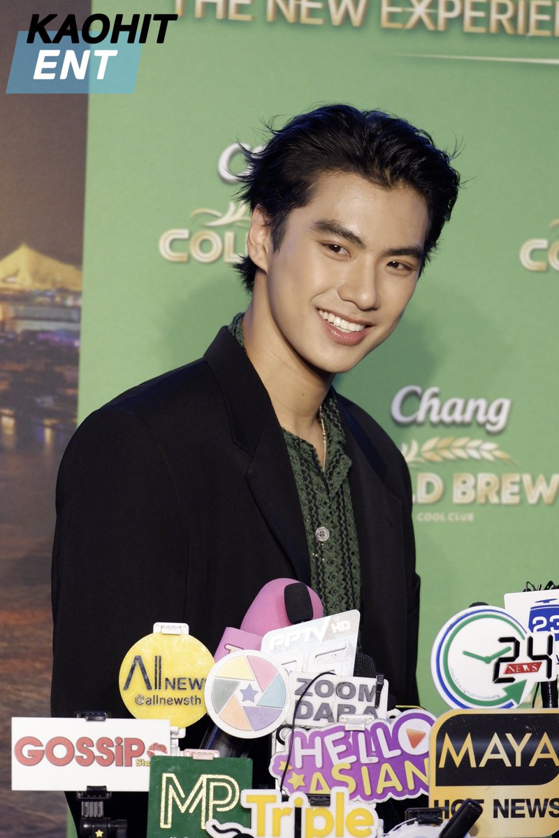 KAOHIT_ENT's tweet photo. “โอม-ภวัต” ช่วงสัมภาษณ์ในงานล่องเรือหรูกลางเจ้าพระยาและปาร์ตี้สุดเอ็กซ์คลูซีฟ ในกิจกรรม "Chang Cold Brew Cool Club" The New Experience of Chill

Ohm Chang Cruise 

#ohmpawat 
#ChangColdBrewCoolClub 
#TheNewExperienceofChill https://t.co/CXvBgYX5Yj