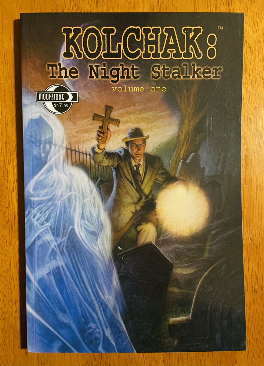 SudduthPhillip's tweet photo. Morning read⦠Kolchak: The Night Stalker vol 1 from 2004. #MoonstoneComics https://t.co/E7wLChQgar