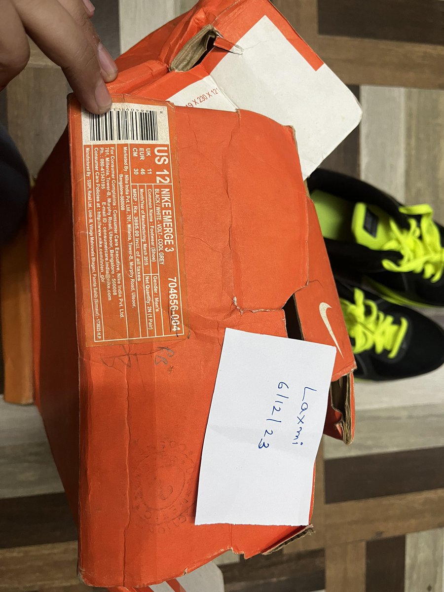 aniii468's tweet photo. Shoe ordered from @amazonIN @amazon shoe delivered in damage and used condition and got manufacture of 22/04/2015 request for exchange but non returnable product i complained but refund rejected please help
Out in @jagograhakjago @consumerforum_ https://t.co/TFOJNgDT91