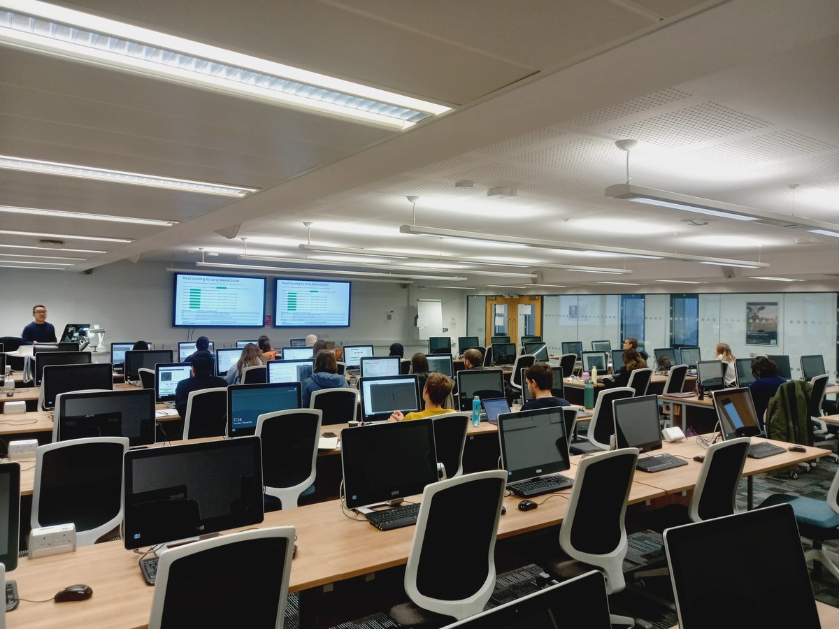 We've been having lots of learnings and fun during our LeedsOmics Intro to RNA-seq Data Analysis Workshop, happening 6th and 7th/Dec. Many thanks to all attendees.