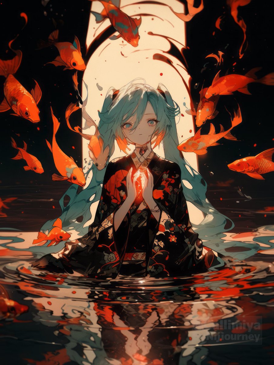 Callimiya's tweet photo. Hatsune Miku san, 初音ミクさん https://t.co/Pwzg9IR69s