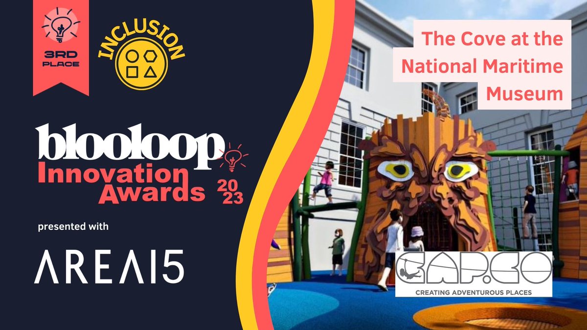 Blooloop's tweet photo. Congratulations The Cove at the National Maritime Museum from https://t.co/4Zkbq1MhSj ๐
3rd place in the #blooloopinnovation awards inclusion category.
https://t.co/iD1AK11ilT
Thanks to our friends at @AREA15official https://t.co/OYgEd9FCoZ