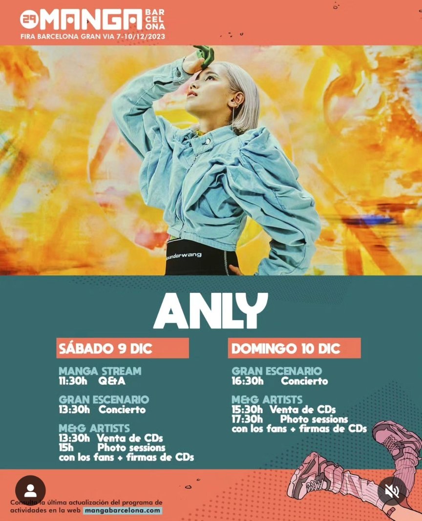 wysScLt8yI7lkvE's tweet photo. 🇪🇸MANGA BARCELONA 2023🇪🇸
El último calendario de #Anley
・9/12/23
→Q&A(11:30〜
→Concierto(13:30〜
→Meet&Greet(15:00〜
・10/12/23
→Concierto(16:30〜
→Meet&Greet(17:30〜
#BORUTO #NARUTO #DrSTONE #29mangaBCN #MangaBarcelona https://t.co/LGhk94wYCa
