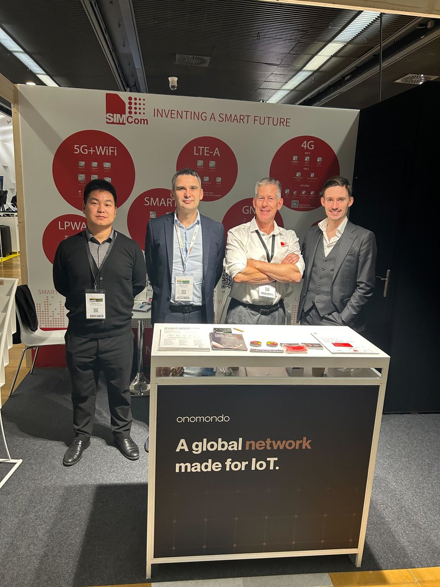 onomondo's tweet photo. How's that last day at @SIDO_Paris going? π«π·
We are at booth G04 with @SIMComWireless, enjoying the conversations about our upcoming #SoftSIM collaboration.
Don't hesitate to stop by if you are around π #iot #A7672 #modules #innovation https://t.co/i5CQl9mcOX