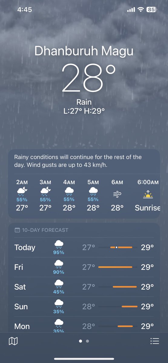 rain rain and more rain forecast 👉👉 it’s gonna be a great race 💪💪💪 best weather for long distance runners? 💃🙌