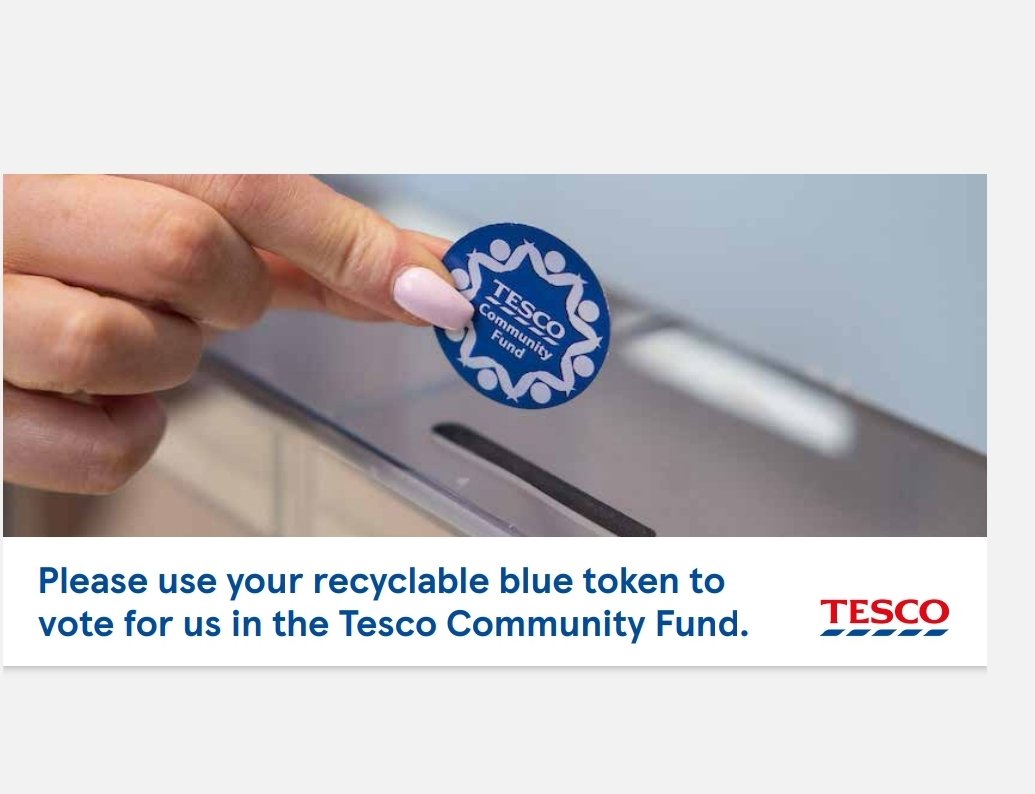 We’re delighted to have been chosen to be a part of the Tesco Community Fund for the next 12 weeks:    

We’re included in the current round of the @TescoIrl 
 Community Fund in Terenure, Kimmage, and Nutgrove Stores.  If you’re shopping in this store over the next few weeks,…