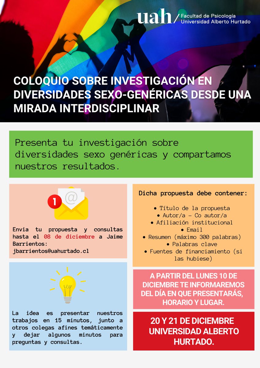 Coloquio sobre Investigación en Diversidades Sexo-Genéricas desde una Mirada Interdisciplinar