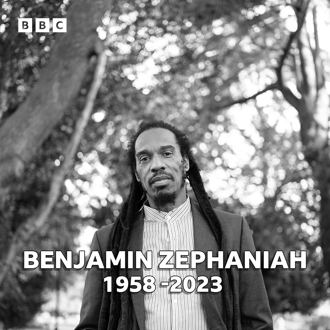 We are saddened to hear the news that writer and poet Benjamin Zephaniah has died aged 65. Our thoughts are with his family and friends.