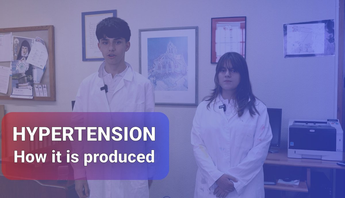 HyperChildNET's tweet image. What is hypertension and how is it produced?

📺 youtu.be/E-Jccf0fiK0

Thanks to the collaboration of Colegio Sagrado Corazón Agustiniano (Guadalajara, Spain)

#hyperchildNET #hypertension #hypertensiontreatment #hypertensioncauses #highbloodpressure #hypertension