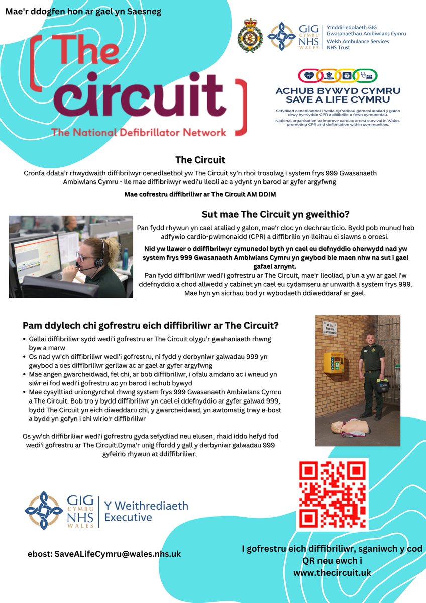 Calling all Clubs – Please if you haven't already, can you register the wall mounted defibrillator at your club to support the NHS! #SaveALifeCymru #WRUMedical #WRUCommunityWelfare #KeepRugbySafe
<a href="/NHS/">@NHS</a>