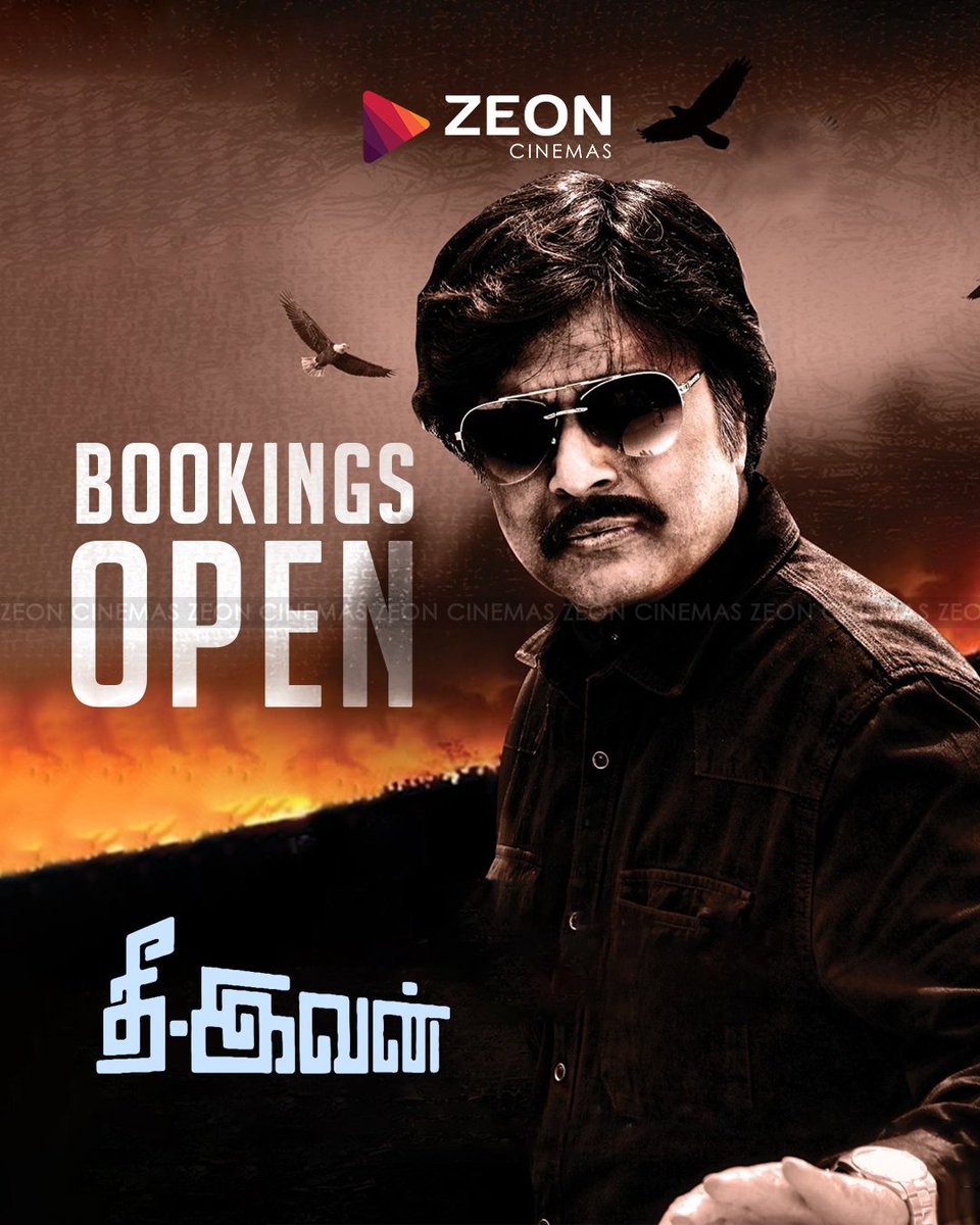 zeoncinemas's tweet photo. "தீ இவன் - Thee Ivan"
RESERVATIONS OPEN
Book Your Tickets Now
https://t.co/R84X5EDpzz
#ZeonCinemas #ZeonIndiraCinemas #newmovies
##TheIvan
#தீஇவன் https://t.co/yUMb9FXp9J