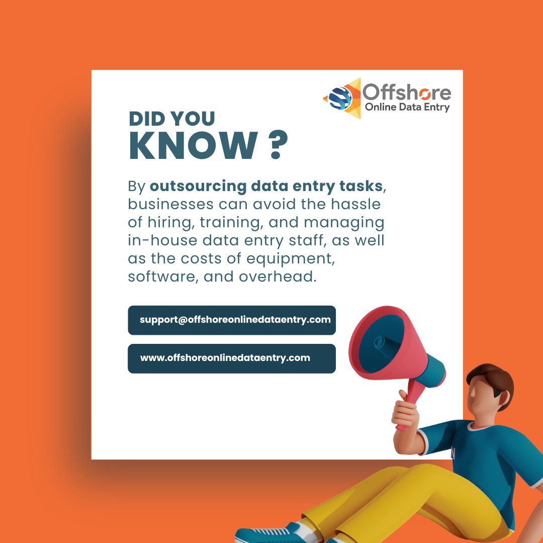 OnlineOffshore's tweet image. Unlock the secret to streamlined business operations! 
#DataEntrySimplified #BusinessEfficiency #OutsourcingWins #StreamlinedOperations #CostEffectiveSolutions #ProductivityBoost