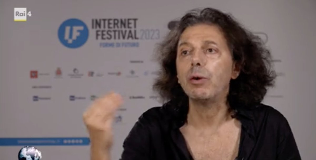 Eric Sadin (@eric_sadin) on Twitter photo Entretien à propos des IA génératives, enregistré à Pise à l'occasion de <a href="/Internetfest/">Internet Festival</a>, diffusé sur la <a href="/RaiQuattro/">Rai4</a>, <a href="/RaiCultura/">raicultura</a>, avant une diffusion en version intégrale en janvier.
<a href="/LuissLUP/">Luiss University Press</a>
media.datastampa.it/media/20231205… Entretien à propos des IA génératives, enregistré à Pise à l'occasion de <a href="/Internetfest/">Internet Festival</a>, diffusé sur la <a href="/RaiQuattro/">Rai4</a>, <a href="/RaiCultura/">raicultura</a>, avant une diffusion en version intégrale en janvier.
<a href="/LuissLUP/">Luiss University Press</a>
media.datastampa.it/media/20231205…