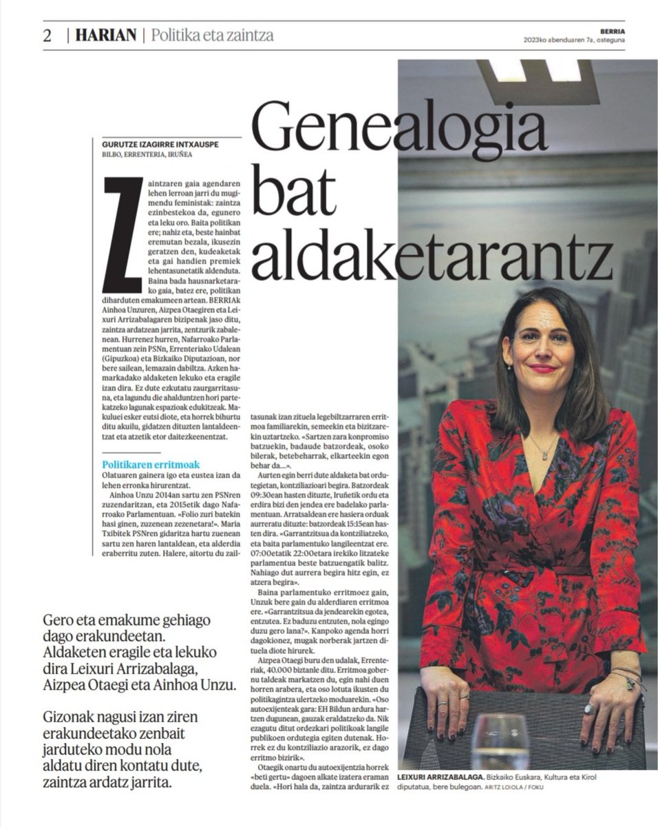 AizpeaOM's tweet image. Ez da erraza zaintzaz eta lehen pertsonan bizi dugunaz hitz egitea, baina aldaketak ezinbestekoa du gogoeta. Horregatik da eskertzekoa @berria|ren aukera eta @gurutzeizagirre|ren lana.

Balio dezala auzian sakontzen eta aldaketak eragiten jarraitzeko!
berria.eus/euskal-herria/…