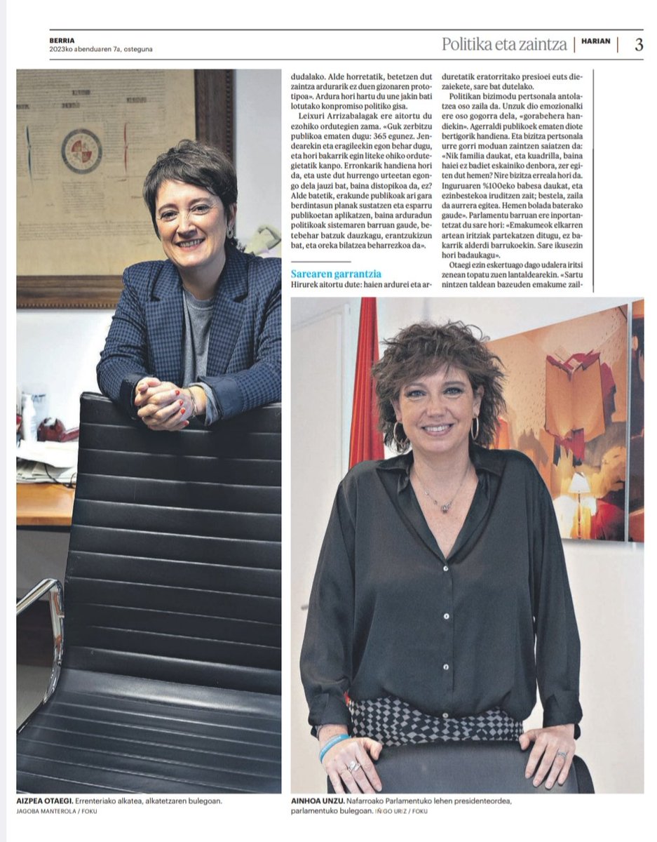 AizpeaOM's tweet image. Ez da erraza zaintzaz eta lehen pertsonan bizi dugunaz hitz egitea, baina aldaketak ezinbestekoa du gogoeta. Horregatik da eskertzekoa @berria|ren aukera eta @gurutzeizagirre|ren lana.

Balio dezala auzian sakontzen eta aldaketak eragiten jarraitzeko!
berria.eus/euskal-herria/…