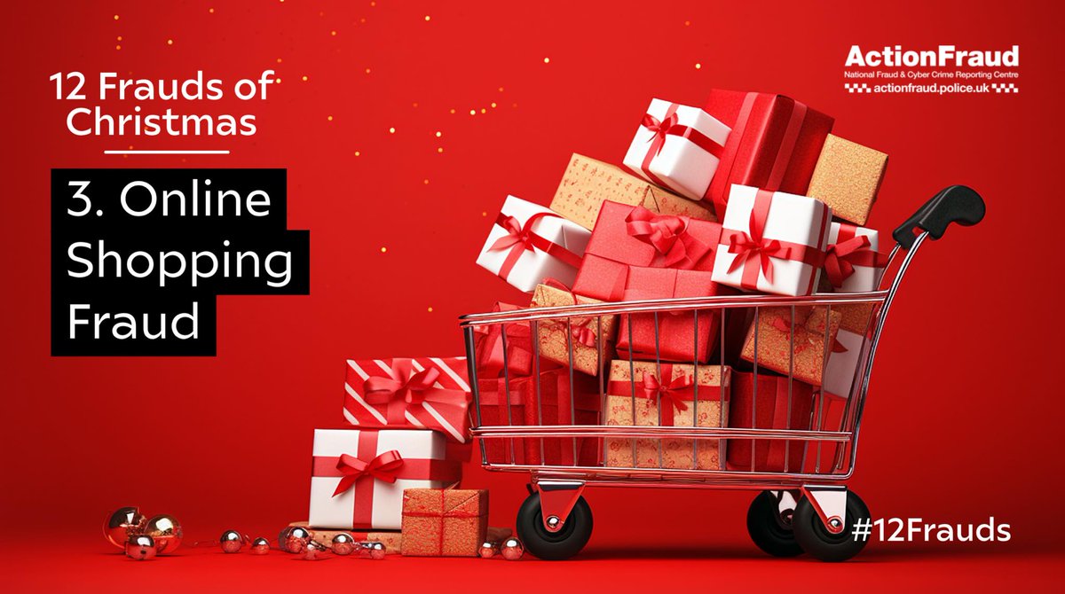 StaffsPolice's tweet photo. 🎁 During last year’s festive season, online shopping fraudsters stole £639 on average from each victim.
 
✅ Turn on Multi-Factor Authentication when shopping online, to confirm it’s really you making any purchases.
 
#12Frauds #SafeHolidays #ROCUWM https://t.co/lm54zELHXi