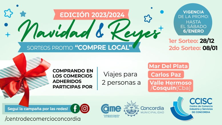 elentrerios's tweet image. #Comercio Apuestan al #CompreLocal con una campaña que incluye premios para los clientes y también beneficios para los comerciantes que los apliquen. Así lo presentó @MuniConcordia y el Centro de Comercio, Industria y Servicios de #Concordia #EntreRíos 

elentrerios.com/actualidad/por…