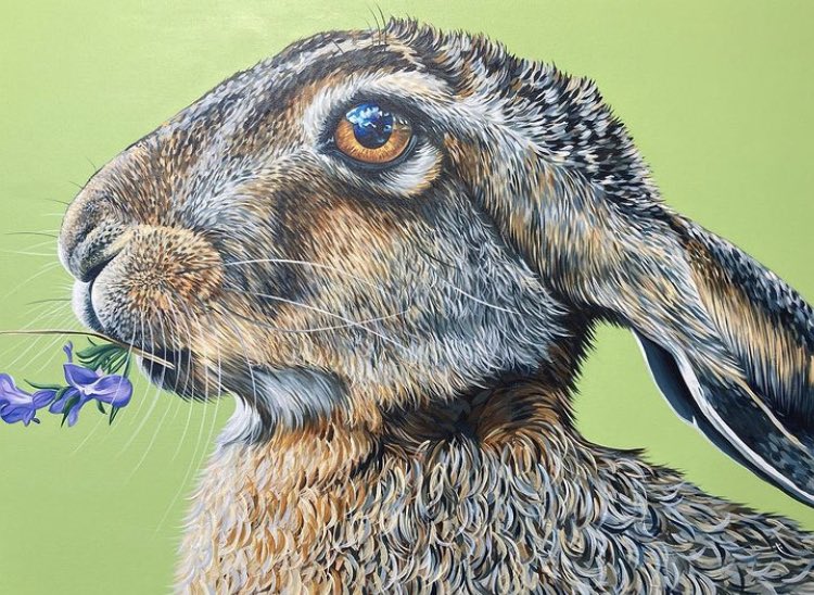 “Abundance’ - I love painting eyes, I always try &amp; capture everything I can see. Eyes are the window of the soul. <a href="/BBC6Music/">BBC Radio 6 Music</a> <a href="/maryannehobbs/">maryannehobbs</a> #artiseverywhere ❤️