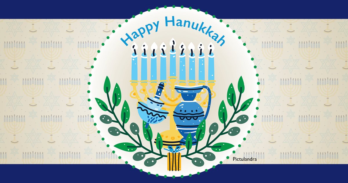 Happy Hanukkah! May your holiday season be filled with love, unity and light.