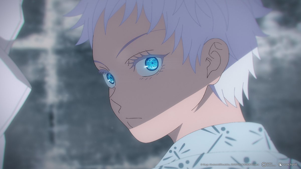 Crunchyroll's tweet photo. Happy birthday, Satoru Gojo! 🎉 #JujutsuKaisen https://t.co/Eg9a8IiybS