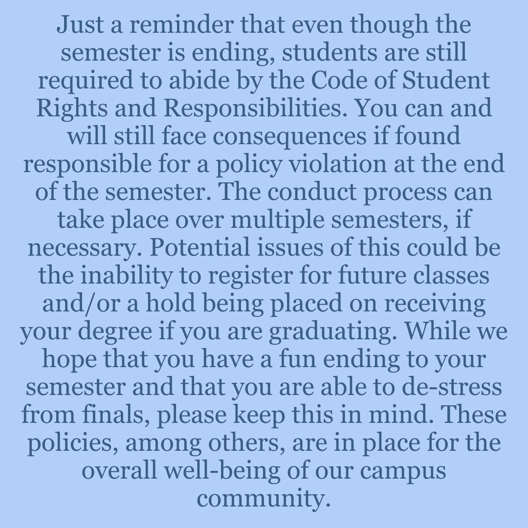 Missouri State University Student Conduct tweet media