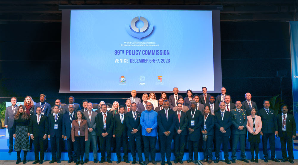 WCO_OMD's tweet image. 89th #WCO Policy Commission session held in Venice
➡️ wcoomd.org/en/media/newsr…

#Customs #InternationalStandards #Cooperation #RevenueCollection #AI #CustomsModernization #GenderEquality #Diversity #PassengerControls #GreenCustoms #DataStrategy #eCommerce #HarmonizedSystem