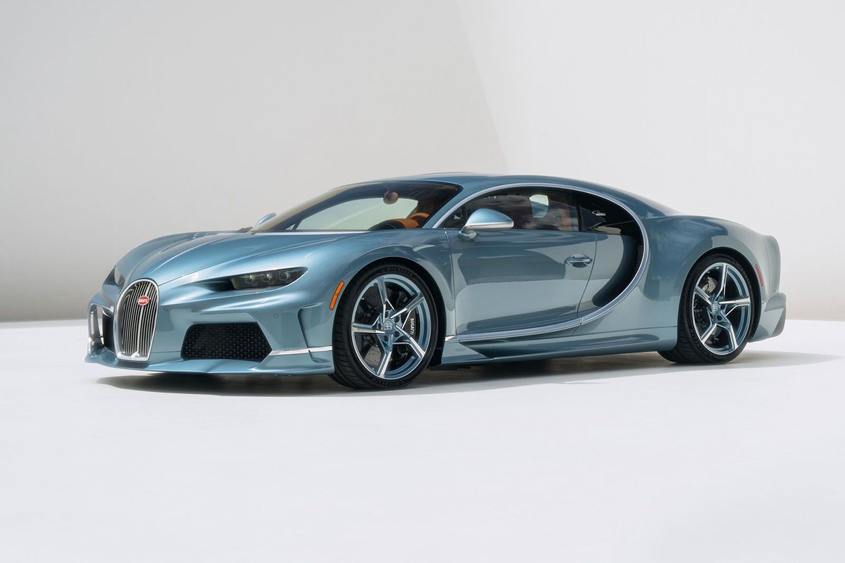 autocar's tweet photo. This is the Bugatti 57 One of One - an ultra-exclusive, 273mph tribute to the Type 57 SC Atlantic and one of the last special-edition Chirons to be produced https://t.co/6S0LexKmN4 https://t.co/K47nDv4SPb