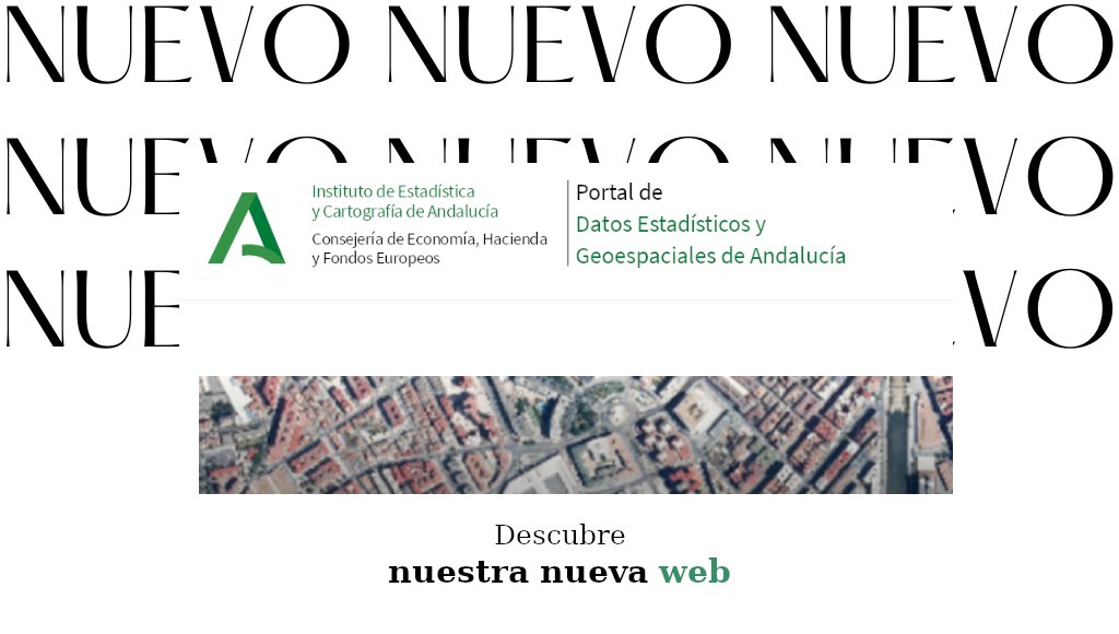 IECA_Andalucia's tweet photo. ¿Conoces el 🆕Portal de Datos #Estadísticos y #Geoespaciales de Andalucía #PortalDEGA?
Una🆕web evolucionada tecnológicamente y diseñada en línea con las nuevas tecnologías en materia de usabilidad y accesibilidad 
https://t.co/xjEBjy8FOi #FEDER #estadística #cartografía https://t.co/e0wcFu0Uon