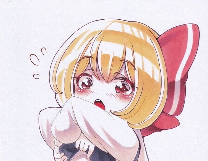 #毎月7日はルーミアの日今年もルーミアちゃん沢山描いたなぁ…(*'ω`*)ルーミアちゃん今年も本当にありがとね。遅刻するけれど、リク進行したら合間見てルーミアちゃん描きます(*'ω`*) 