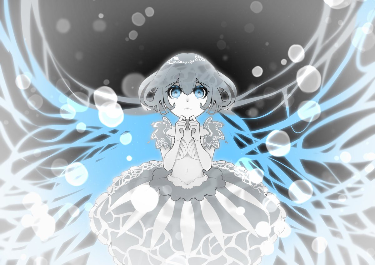 tukudani_SP's tweet photo. 展示会の産物④
# 6BC9FF 
#イラスト #アシメトリップ #Asymmetp https://t.co/09RvUHZpGG