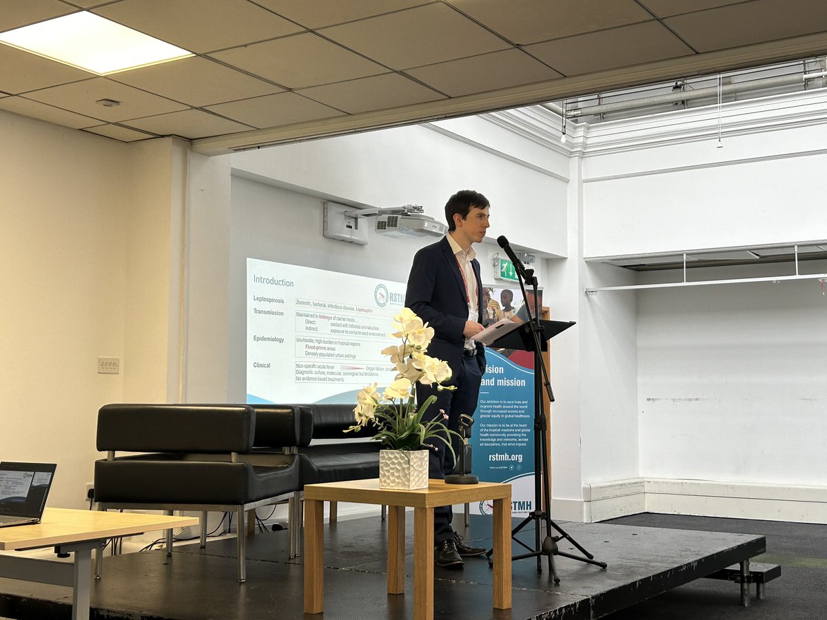 We are now hearing from Dr Ryan McCorkell, Nagasaki University (@NU_kouhou) presenting their abstract titled ‘A secondary analysis of the clinical, diagnostic and serogroup characteristics of human leptospirosis in Manila, the Philippines, 2015-2023’ #RSTMH2023 #globalhealth