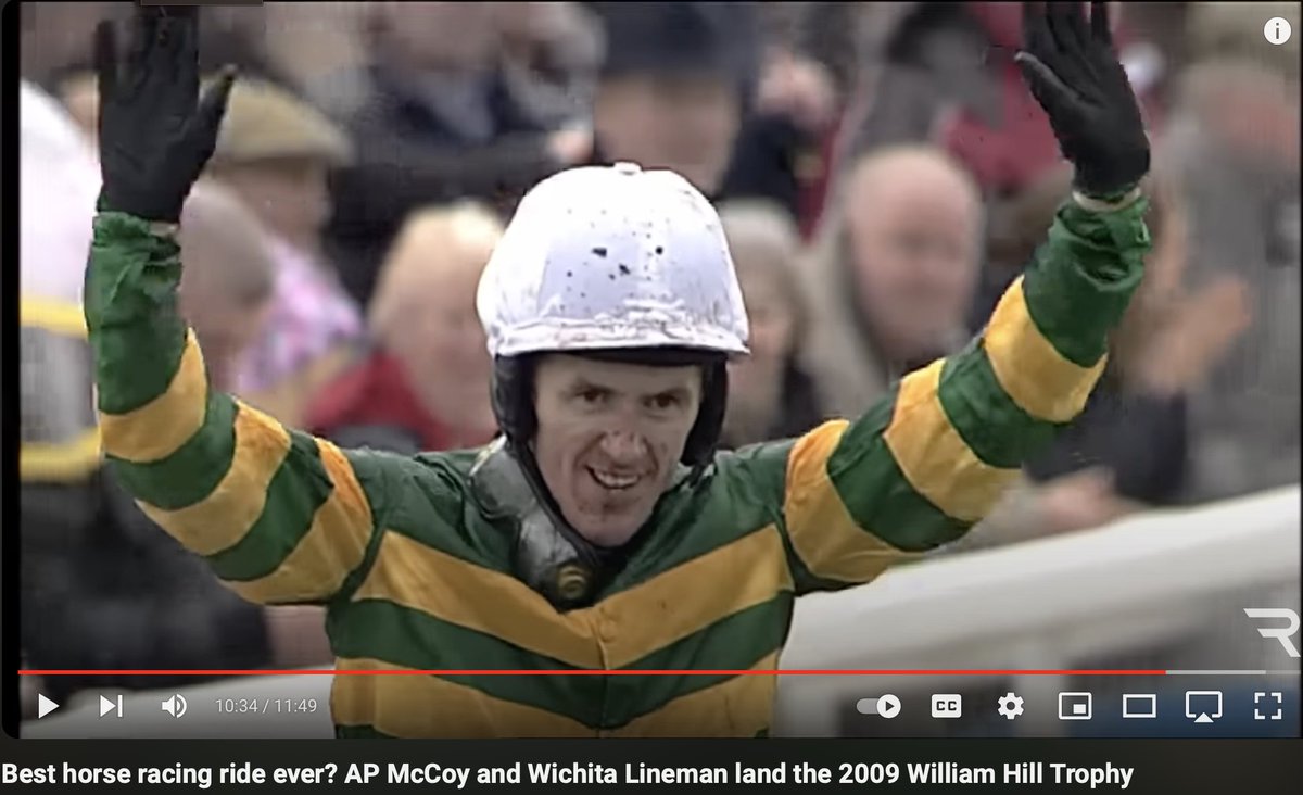 USASteeplechase's tweet photo. Was this the greatest Cheltenham Festival ride ever?π€
Watch AP McCoy and Wichita Lineman land the 2009 William Hill Trophy - https://t.co/6bNy134eUi
#APMcCoy #WichitaLineman https://t.co/DEZ1uWYo2A
