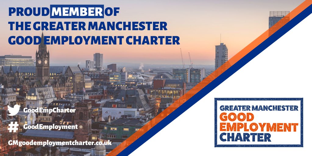 We are proud to announce we have become a Member of the Greater Manchester Good Employment Charter, @GoodEmpCharter! As a Member, we are among businesses in the region leading the movement towards #GoodEmployment @TheGoAheadGroup