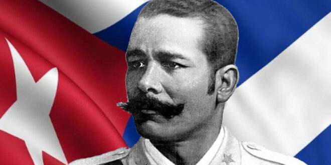 Dijo #Fidel: "Y es en esos instantes —en el instante de la Paz del Zanjón (...) — cuando emerge, con toda su fuerza y toda su extraordinaria talla, el personaje más representativo del pueblo, el personaje más representativo de Cuba en aquella guerra.