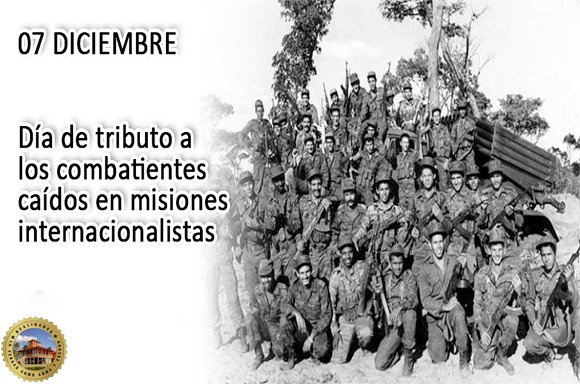 Ese día quedó impregnado en nuestra memoria. De los países del África recibimos solo nuestros muertos. #OperacionTributo #MaceoVive