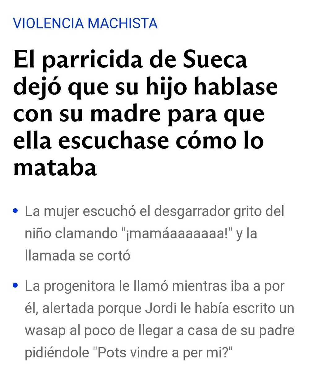 No son monstruos, no están locos ni seres inhumanos. Son maridos, son padres, son hombres machistas que movidos por el odio son capaces de cometer los actos más atroces con tal de hacer el mayor daño posible a su víctima.

No hay condena suficiente para ellos. 🤬