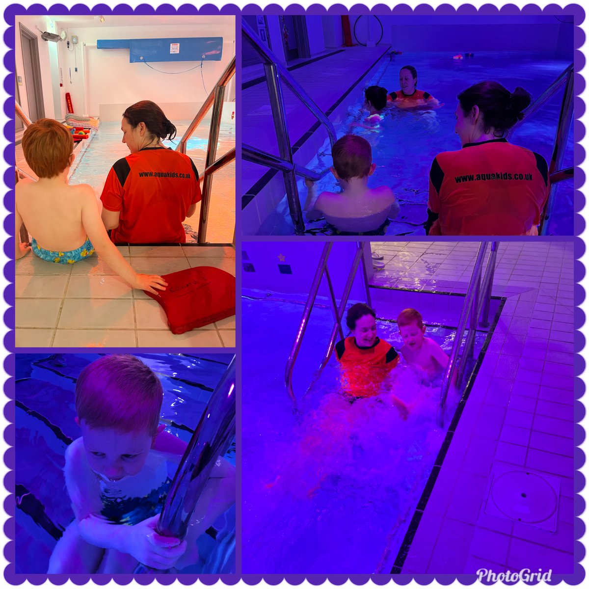 Love the progress made this term in our new #SEND lessons @marjorie_mcclure_school in partnership with @levelwateruk . From. not wanting to get in to getting further into the pool, blowing bubbles and splashing 👏