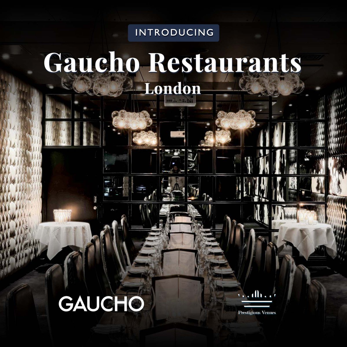 PrestigiousVns's tweet image. We take great pleasure in announcing our partnership with #Gaucho Restaurants in London! Led by Gaucho Piccadilly, this global dining destination offers the finest Argentinian cuisine in a sophisticated setting.

prestigiousvenues.com/venue/gaucho-p… 

#PrivateDining  #BestEvents