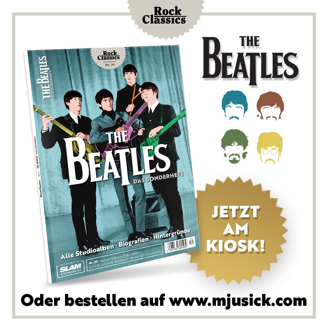 THE BEATLES - Das Sonderheft. Ab Freitag, 8.12. im Handel oder ab sofort im SLAM-Shop mjusick.com !!! #TheBeatles #John #George #Ringo #Paul #SLAMAlternativeMusicMagazine #Special