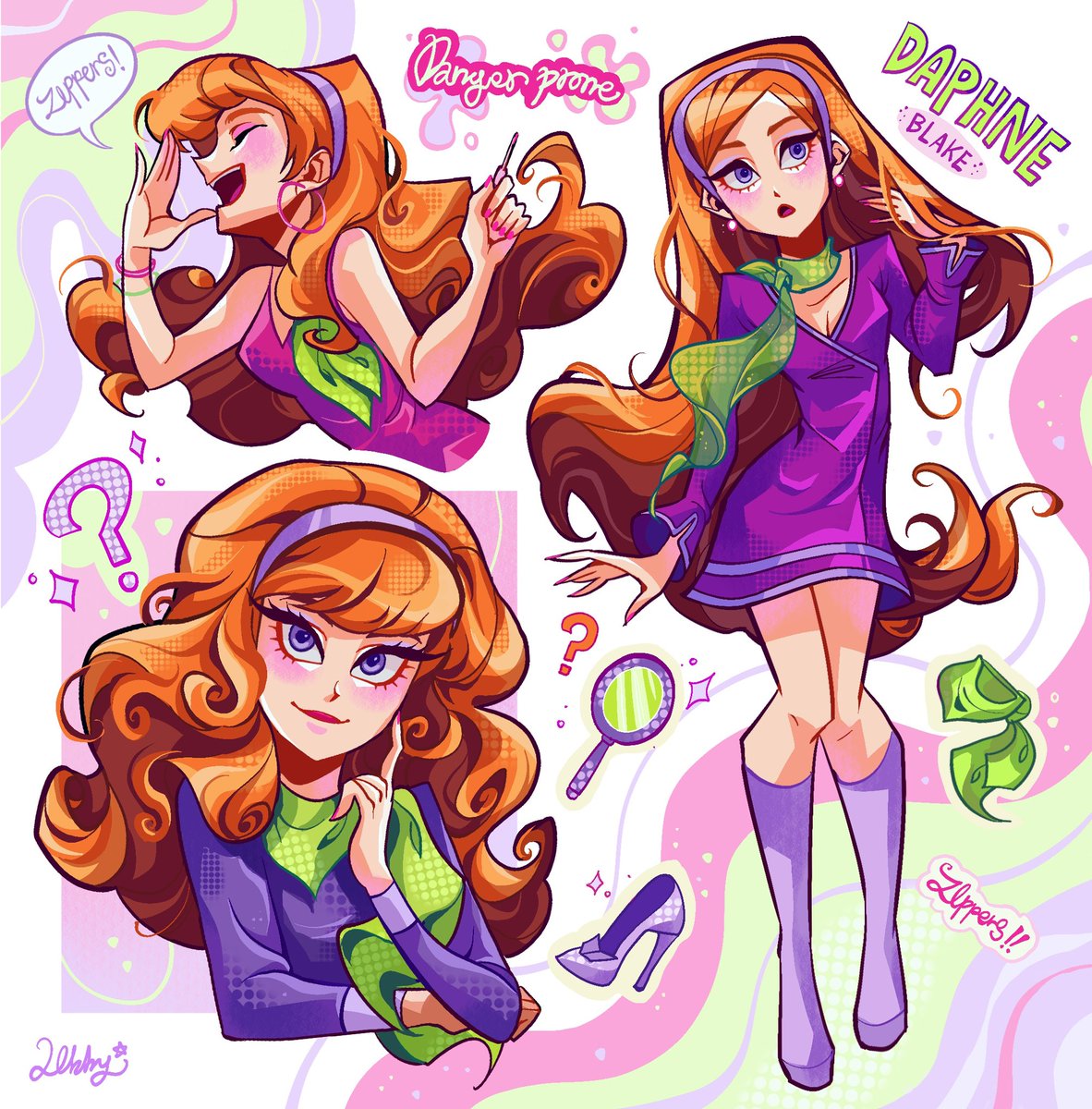 #DaphneBlake #ScoobyDoo 
“Zippers!” 다프네 블레이크💜