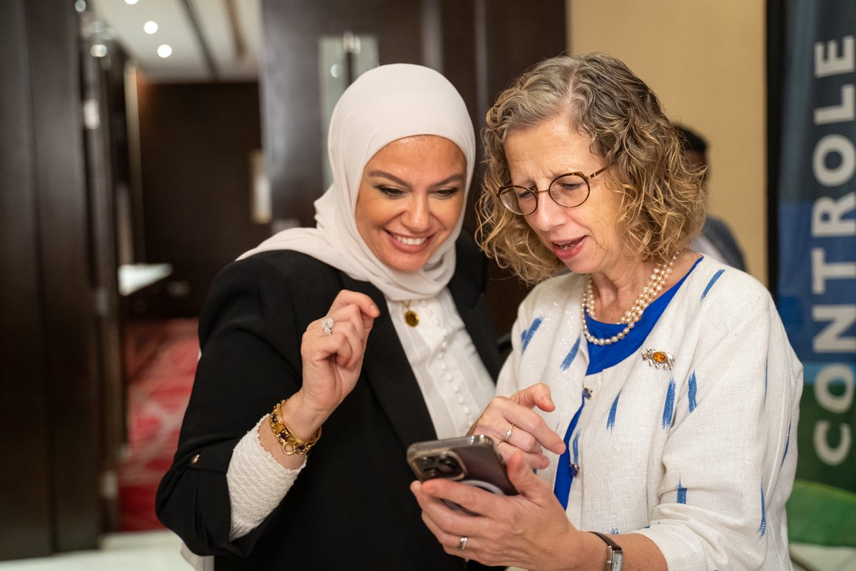 andersen_inger's tweet photo. Wonderful to meet with Chef Layla Fathallah, @UNEP Advocate for Food Waste in West Asia at #COP28 .

Chef Leyla serves as an inspirational reminder that indeed every action counts #ForPeopleForPlanet. Curbing food waste is critical #ClimateAction. https://t.co/xztB1gLbT0